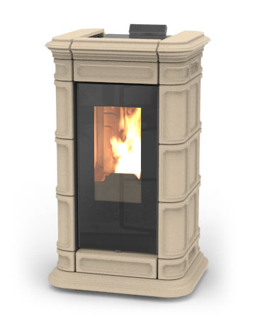 Thermorossi colors saint moritz beige - Piecyk na pellet Thermorossi Saint Moritz AIR