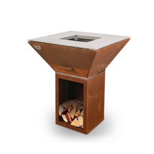 Gril Colorado 300x300 - Grill - Palenisko ogrodowe Colorado Corten  w zestawie z pokrywą i rusztem