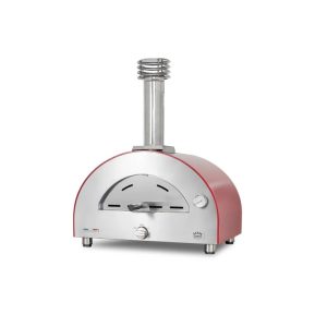 Remida czerwien 300x300 - Włoski piec do pizzy Remida 60x40 opalany gazem czerwona