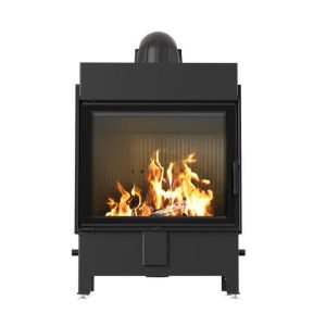lucy 15 new black 300x300 - Kominek powietrzny stalowy KRATKI LUCY 15 kW Ø 200 Czarne wyłożenie