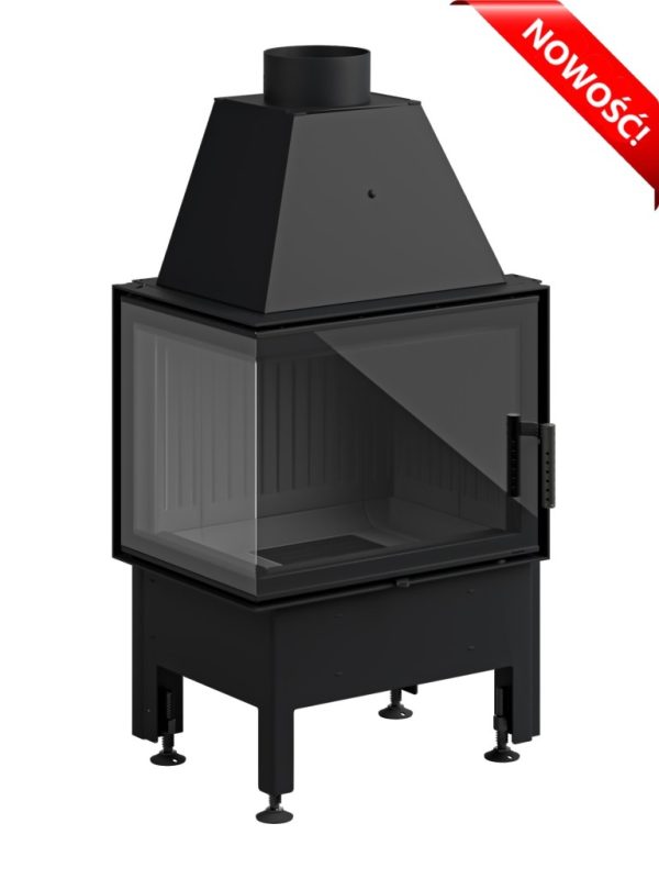 SM 2LXT BL n 600x800 - Hajduk Smart 2LXT fireplace insert, black ceramics