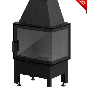 SM 2PXT BL n 300x300 - Hajduk Smart 2PXT fireplace insert, black ceramics