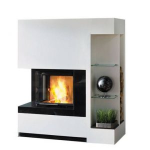 Kominek marmurowy 1/225 design marmorkamin 1 225 0 mit regal und holzfach c6a 300x300 - Kominek marmurowy 1/225