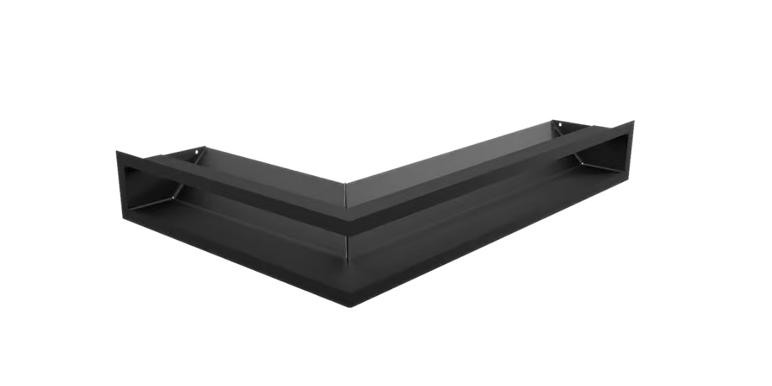 Piec stalowy REN/S lewy Ø 150 7 kW czarne wyłożenie Luft narozny prawy 40 na 9 - Piec stalowy REN/S lewy Ø 150 7 kW czarne wyłożenie