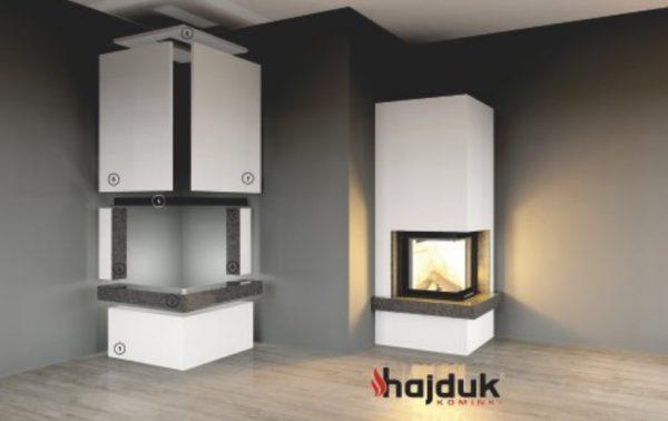 imperial 600x378 - Fireplace complete Imperial Smart 2PTH/2LTH