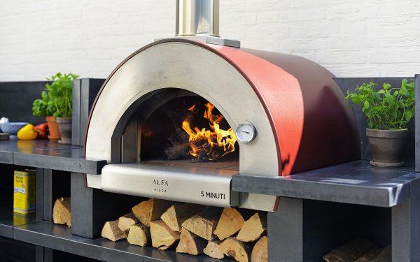 5 minuti pizza oven compact in size it can cook meals in only 5 minutes. 1200x750 600x375 - Piec do pizzy Alfa Forni 5 MINUTI Miedziany