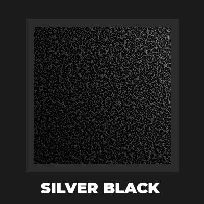 SILVER BLACK - Hybrydowy piec do pizzy Alfa Forni BRIO srebrno-czarny z podstawą (drewno, gaz)