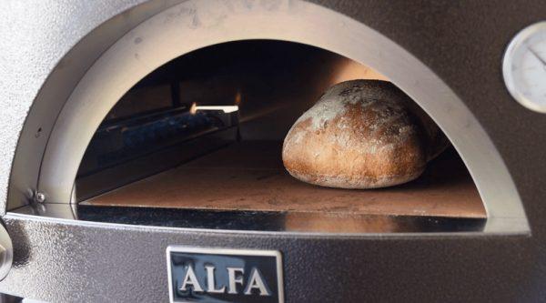 pizza forni 5 600x333 - Piec Hybrydowy do pizzy Alfa Forni MODERNO 5 na gaz i drewno czerwony antyczny