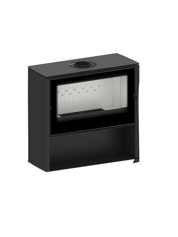 Jak wygląda montaż kominka trójstronnego? Lupo L Kominek wolnostojący LUPO LARGE PELNY 0008 - Jak wygląda montaż kominka trójstronnego?