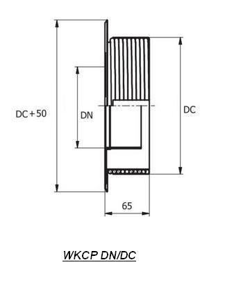 Kopia WKCP 2 1 - Connection set for the ceramic chimney WKCP 120/150