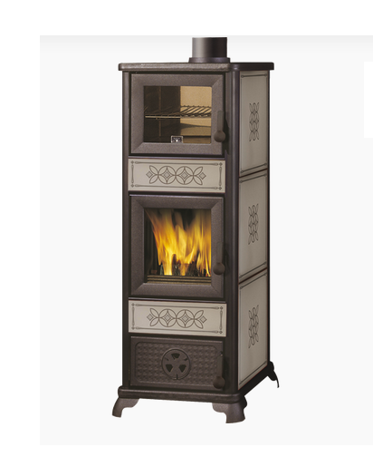 DECOR C - Freestanding wood-burning stove DECOR C with an oven