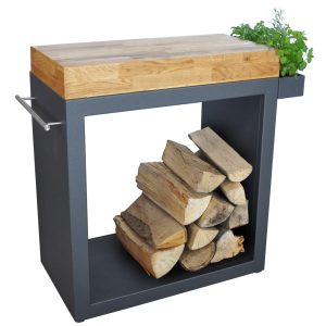 Artiss stolik duży 80x45x91cm grafit szafka artiss 80x80 graft blat drewniany 2b 300x300 - Artiss stolik duży 80x45x91cm grafit