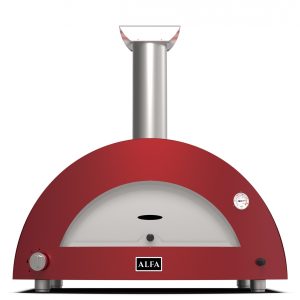 moderno 3 pizzefrontale864 300x300 - Piec do pizzy Alfa Forni MODERNO 3 na gaz i drewno czerwony antyczny