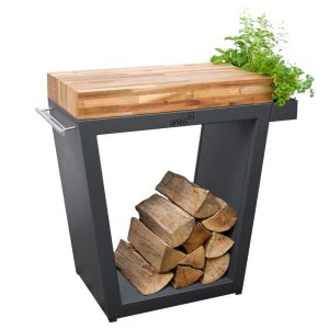 Artiss stolik trapez duży 80x45x91cm grafit stolik trapez 80x45x91 grafit blat drewniany 1 300x300 - Artiss stolik trapez duży 80x45x91cm grafit