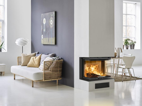 Scan 5004 FRL int 1 600x450 - SCAN 5004 FRL fireplace insert with frame, exhibition sale