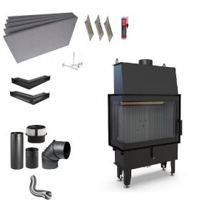 Wkład kominkowy Defro IMPULS SM BL BLACK LINE czarny w zestawie z materiałami do zabudowy Zestaw IMPULS SM BL carny ceram BLACKLINE 300x300 - Wkład kominkowy Defro IMPULS SM BL BLACK LINE czarny w zestawie z materiałami do zabudowy