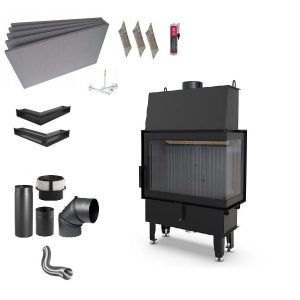 Wkład kominkowy Defro IMPULS SM BP BLACK LINE czarny w zestawie z materiałami do zabudowy Zestaw IMPULS SM BP czarny ceram BLACKLINE 300x300 - Wkład kominkowy Defro IMPULS SM BP BLACK LINE czarny w zestawie z materiałami do zabudowy