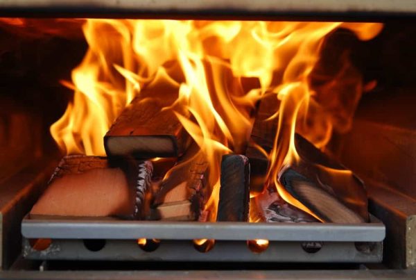 fuoco forno a legna master 1 600x403 - Piec opalany drewnem Clementi SMART 45x80