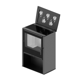 Piecyk wolnostojący HITZE LUPO M-CP z płytą grzewczą Kominek HITZE LUPO M z plyta grzewcza 7 300x300 - Piecyk wolnostojący HITZE LUPO M-CP z płytą grzewczą